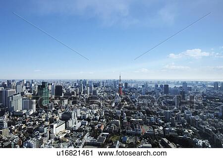 Stock Image - Cityscape of Tokyo, Japan. Fotosearch