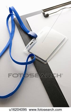 Clipboard with ID tag View Large Photo Image Stock Photography - Clipboard with ID tag. Fotosearch
