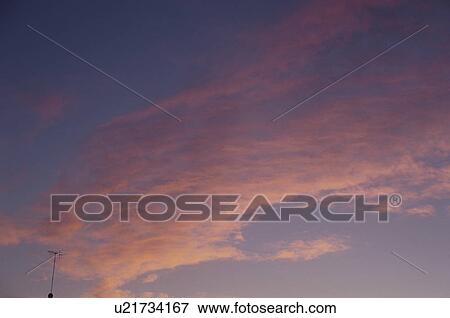 Clouds at sunset View Large Photo Image Stock Photo - Clouds at sunset. Fotosearch
