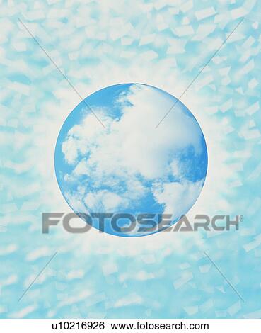 Clouds in blue sky View Large Photo Image Stock Photograph - Clouds in blue sky. Fotosearch
