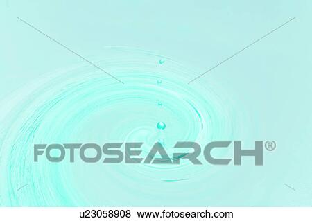 Stock Photo - Colored liquid drops. Fotosearch