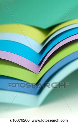 Stock Image - Colored paper. Fotosearch