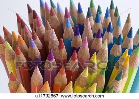 Stock Photo - Colored pencils. Fotosearch