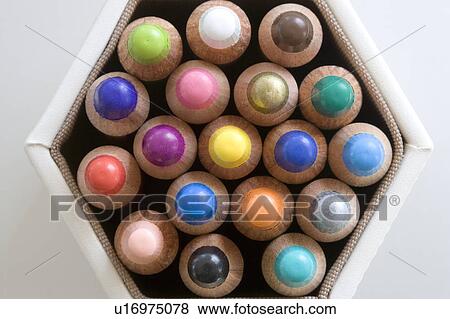 Colored pencils View Large Photo Image Stock Photo - Colored pencils. Fotosearch