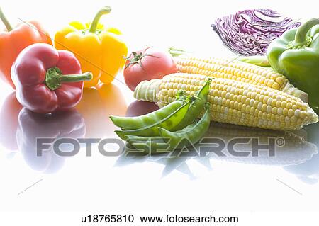 Stock Image - Colorful vegetables. Fotosearch