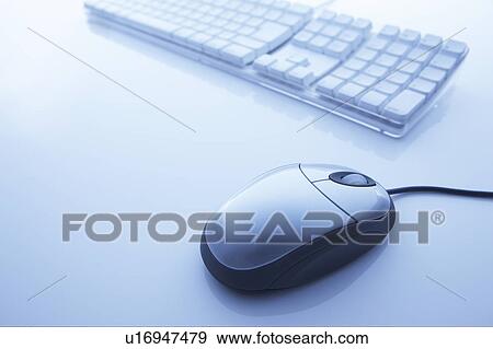 Stock Photo - Computer keyboard and mouse. Fotosearch