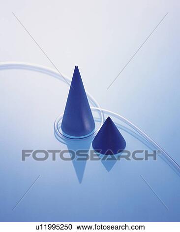Cones and clear plastic pipe View Large Photo Image Stock Image - Cones and clear plastic pipe. Fotosearch