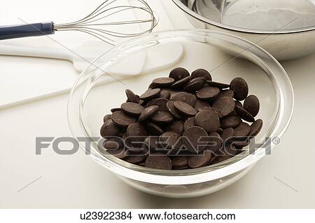 Picture - Cooking chocolate. Fotosearch