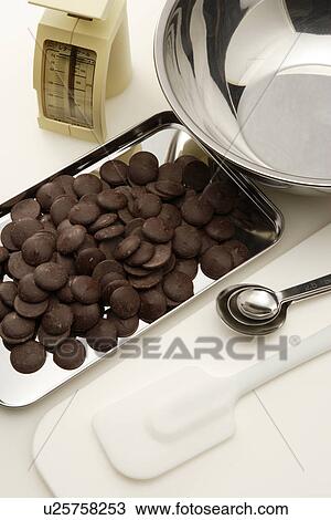 Stock Image - Cooking chocolate. Fotosearch