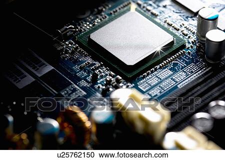 Stock Image - CPU. Fotosearch