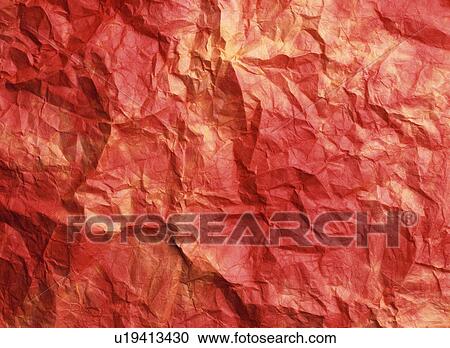 Crinkly red paper View Large Photo Image Stock Image - Crinkly red paper. Fotosearch