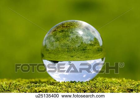 Stock Image - Crystal ball, Tochigi Prefecture, Honshu, Japan. Fotosearch