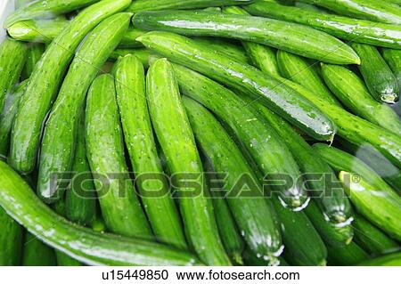 Stock Image - Cucumbers. Fotosearch
