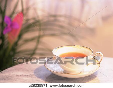 Stock Image - Cup of tea. Fotosearch