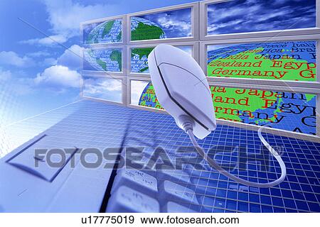 Stock Photo - Digital composite of global business. Fotosearch