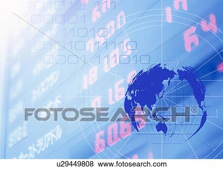 Stock Photo - Digital composite of global business. Fotosearch