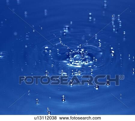 Stock Photo - Drops of water falling. Fotosearch