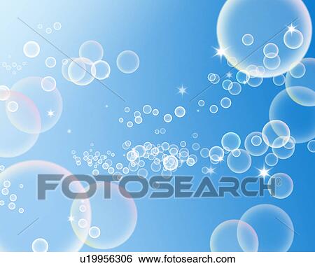 Stock Photograph - Floating bubbles. Fotosearch