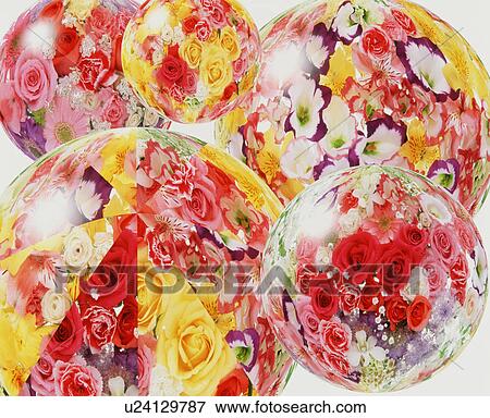 Stock Photo - Flower Balls. Fotosearch