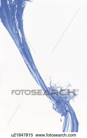 Flowing spray of water View Large Photo Image Stock Photography - Flowing spray of water. Fotosearch