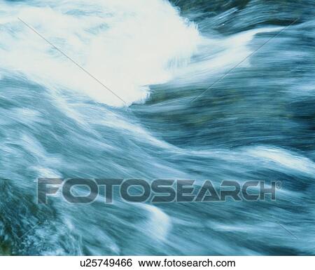 Stock Photograph - Flowing water. Fotosearch
