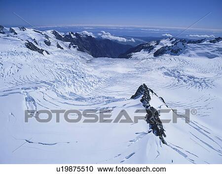 Stock Image - Franz Josef Glacier, New Zealand. Fotosearch