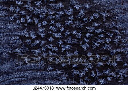 Frost on wooden planks View Large Photo Image Stock Photo - Frost on wooden planks. Fotosearch