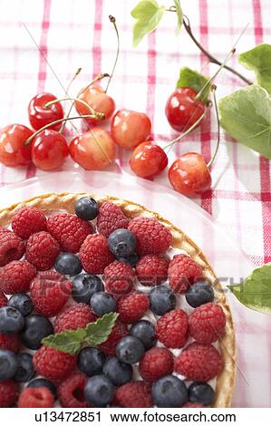 Stock Image - Fruit pie. Fotosearch