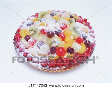 Stock Image - Fruit tart. Fotosearch
