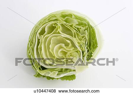 Half lettuce View Large Photo Image Stock Photo - Half lettuce. Fotosearch