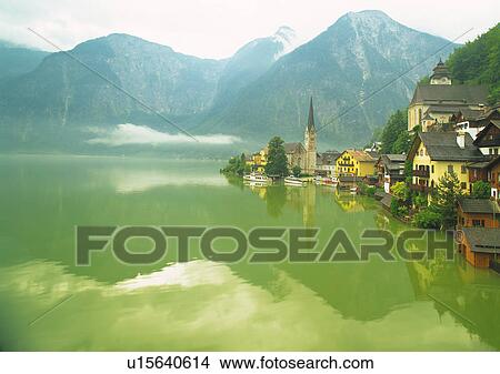 Picture - Hallstatter Lake, Austria. Fotosearch