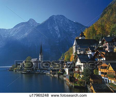 Hallstatter Lake, Austria View Large Photo Image Stock Photo - Hallstatter Lake, Austria. Fotosearch