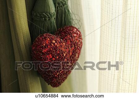 Heart shaped Christmas decoration View Large Photo Image Picture - Heart shaped Christmas decoration. Fotosearch