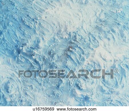 Ice with imprints View Large Photo Image Stock Photo - Ice with imprints. Fotosearch