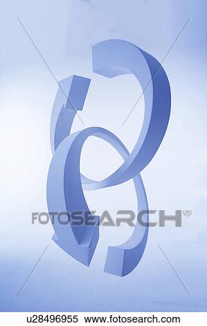 Interlocking circular arrows View Large Photo Image Stock Photography - Interlocking circular arrows. Fotosearch
