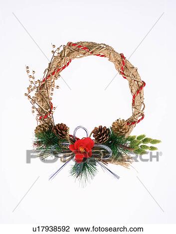 Stock Image - Japanese New Year wreath. Fotosearch