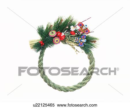 Japanese New Year wreath View Large Photo Image Stock Photography - Japanese New Year wreath. Fotosearch