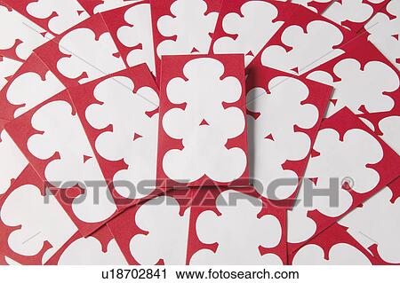Stock Image - Japanese New Years playing cards. Fotosearch