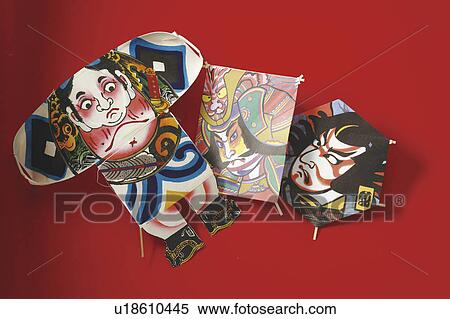 Stock Photography - Japanese samurai kites. Fotosearch