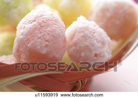 Stock Photo - Japanese sweets. Fotosearch