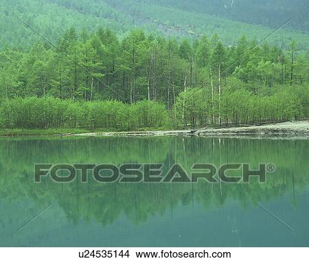 Lake. Matsumoto, Nagano Prefecture, Japan View Large Photo Image Picture - Lake. Matsumoto, Nagano Prefecture, Japan. Fotosearch