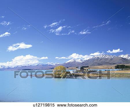 Stock Photography - Lake Tekapo, New Zealand. Fotosearch