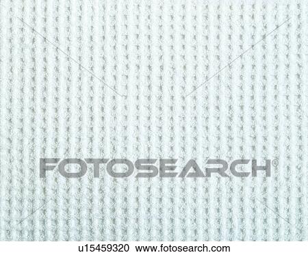 Stock Image - Lattice towelling fabric. Fotosearch