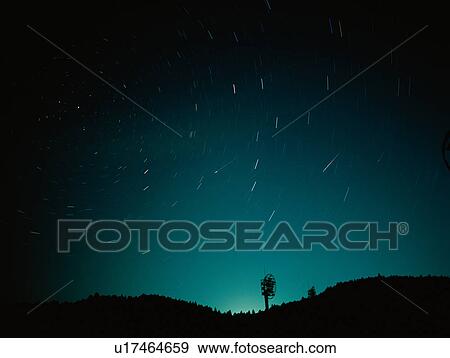 Stock Photo - Leonids meteors. Fotosearch