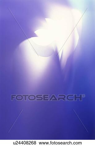 Stock Photo - Light shining through purple surface. Fotosearch