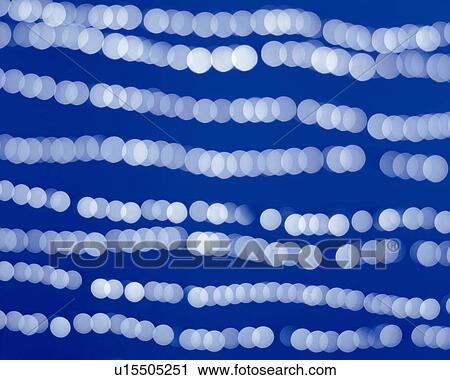 Stock Image - Lines of defocused lights. Fotosearch