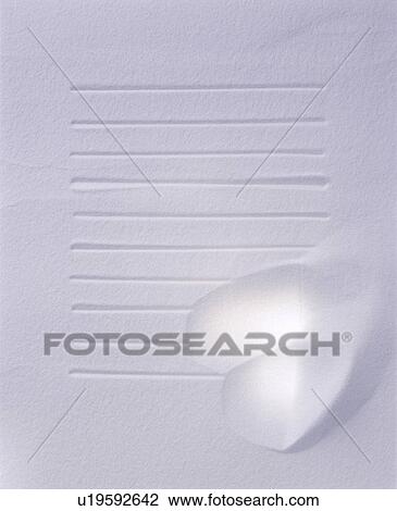 Stock Image - Lines on white sand. Fotosearch