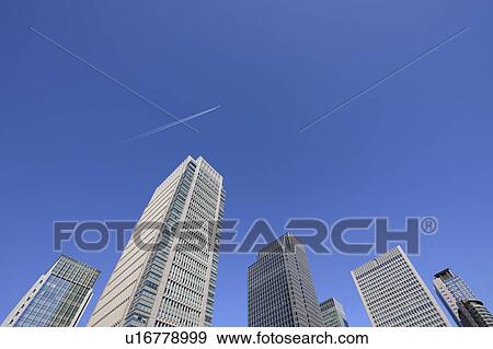 Stock Photo - Marunouchi building group, Marunouchi, Chiyoda-ku, Tokyo, Japan. Fotosearch