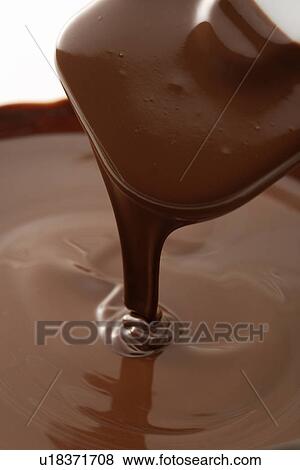 Stock Photo - Melted chocolate. Fotosearch