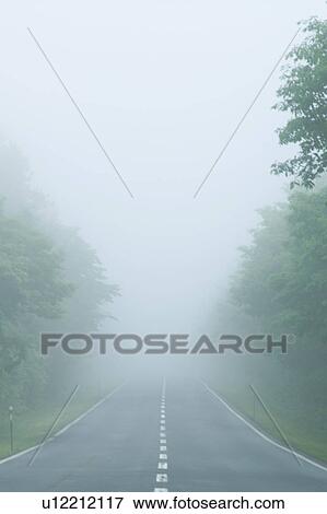 Misty road, Karuizawa, Nagano Prefecture, Japan View Large Photo Image Stock Photo - Misty road, Karuizawa, Nagano Prefecture, Japan. Fotosearch